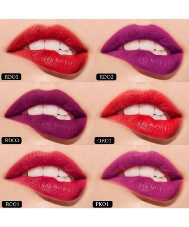 Sovoncare Manzimiao Matte Liquid Lipstick 6 Color Set - Waterproof Long Lasting Wine Lip Tint for Natural Lips - Mini Makeup Sticks in Wine Bottle Design - Buy Online on GoSupps.com