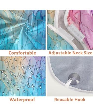 Colorful Abstract Beard Bib Apron | Beard Hair Catcher for Men | Perfect Father's Day & Christmas Gift for Dad | Includes 2 Suction Cups - Buy Online on GoSupps.com