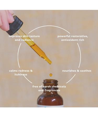 Offernova Organic Rosa de Mosqueta - USDA Certified Rosehip Seed Oil for Scars, Stretch Marks, Fine Lines & Wrinkles - Gua Sha Massage for Face & Hair - All Skin Types - Buy Online on GoSupps.com