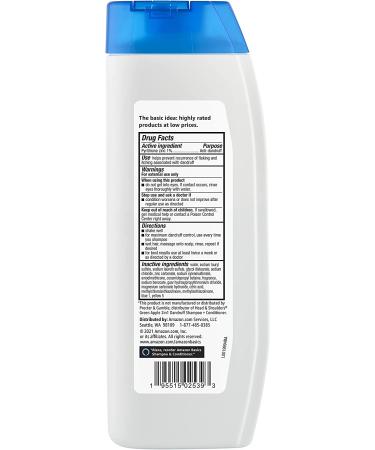 Amazon Basics 2-in-1 Dandruff Shampoo & Conditioner, Green Apple Scent - 14.2 Fl Oz (Pack of 1) - Buy Online on GoSupps.com