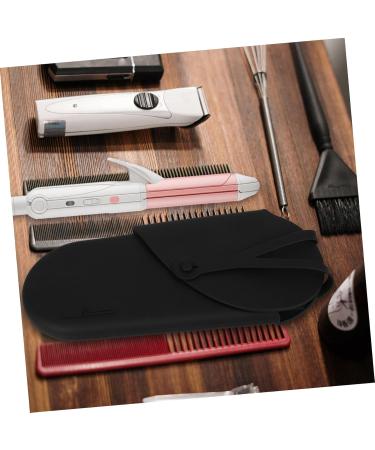 PLAFOPE Curling Iron Storage Bag Reusable Curling Iron Bag Curling Iron Carrier Storage Bag for Travel Curling Iron Storage Organizer Silicone Curling Iron Bag Portable Curling Iron Bag 29.50X13.50X2.00CM Black - Buy Online on GoSupps.com