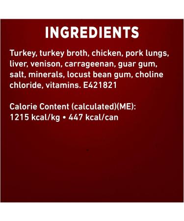 Purina ONE Classic Ground True Instinct Wet Dog Food Turkey & Venison - 368 g Can (12 Pack) - Buy Online on GoSupps.com