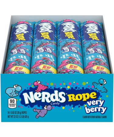 Nerds Rope, Very Berry Candy, 0.92 Ounce (Pack Of 24)