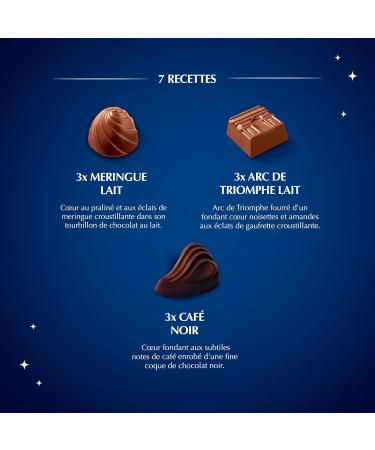 Lindt - Ballotin CHAMPS- LYS ES Assorti - Assortiment de Chocolats au Lait Noirs et Blancs Pralin Croustillants et Onctueux - Id al pour No l 216g Ballotin Mix 216g - Buy Online on GoSupps.com