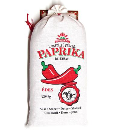 SWEET HUNGARIAN PAPRIKA Premium Quality (Sweet, 250g) - Paprika powder is a pantry staples for seasoning. Special gourmet paprika seasoning is an imported Hungarian paprika from Kalocsa, Hungary 8.81 Ounce (Pack of 1)