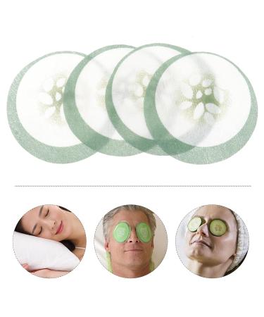 OSALADI 100pcs Disposable Cucumber Eye Masks - Nonwoven Beautifying Eye Skin Care - Perfect for International Shipping - Buy Online on GoSupps.com