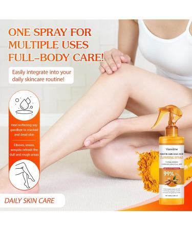 Peel Shot Keratin Care Kojic Acid Turmeric Spray 100ml - Exfoliating Body Spray with Retinol Niacinamide for Face & Body for All Skin Types - Buy Online on GoSupps.com