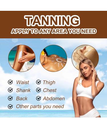 Tanning Cream for Sunbeds - Tanning Accelerator - Sunbed Cream for Outdoor Sun and Tanning Beds - Tan Enhancers & Accelerators with Natural Ingredients - Achieve a Natural Tan Skin 60g - Buy Online on GoSupps.com