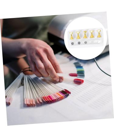2 Sets Magnetic Nail Display Nail Display Stand False Practice Nail Stand Arcylic Fingernail Diy Display Stand Nail Tips Practice Holders Nail Tip Display Base Easel Manicure 2.5*1cm Golden - Buy Online on GoSupps.com