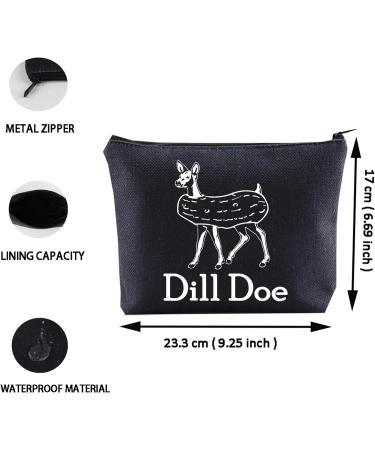 CENWA Funny Dill Pickle Gift Dill Doe Humor Deer Cucumber Cosmetic Bag Humorous Deer Gift Dill Doe - Buy Online on GoSupps.com