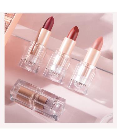 Long Lasting Waterproof Matte Lipstick - #601 Nudist Pink for Women | Moisturizing Velvet Lip Gloss Non Stick Cup Tinted Lip Balm Fade Resistant - Buy Online on GoSupps.com