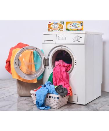 Swirl Tropical Laundry & Dryer Sheets Combo - Powerful Washing Pods Equivalent - Fresh Scented Cleaning and Softening - Clickwithnik Exclusive - Buy Online on GoSupps.com