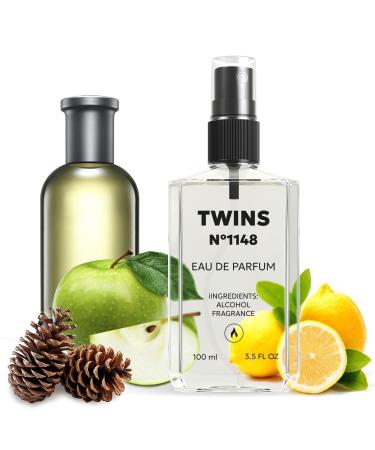 TWINS Impression of Botl | Perfume for Men Eau de Parfum | No.1148 | 3.4 Fl Oz / 100 ml Hu Bo Bottled Impression