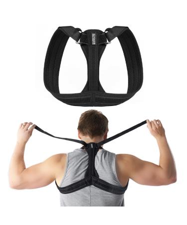Modetro Posture Corrector for Women and Men Adjustable Upper Back Brace Spine Support Neck Shoulder Back Pain Relief Physical Therapy Posture Brace Large