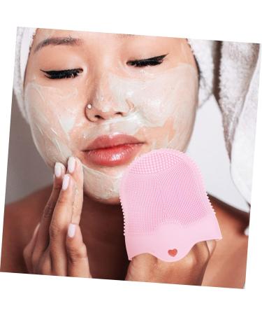 Beavorty Cleansing Massage Finger Cots Silicone Facial Face Exfoliator Facial Scrubber for face Facial Cleaning Brush Face Cleansing Tool Skin Care Brush Miss Silica Gel Household Pink 11.8X10CM - Buy Online on GoSupps.com