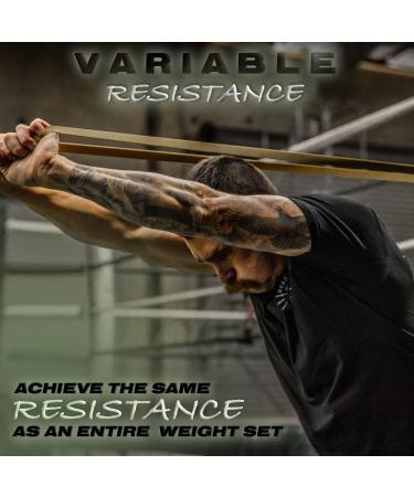 Iron Infidel Pull Up Assistance Bands Set of 5 - Resistance Bands for Men | Workout, Fitness, Strength Training | Powerlifting, Crossfit WOD - Buy Online on GoSupps.com