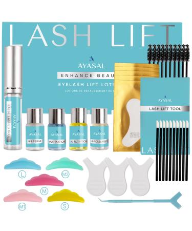 AYASAL Lash Lift Kit  2023 Upgraded Eyelash Lift Kit  Eyelash Perm Kit  Professional Semi-Permanent Eyelash Kit  Lasting for 6 Weeks  Suitable for Salon & Home Use