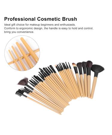 Professional 32-Piece Makeup Brush Set - Eyebrow Eyelash & Shadow Brushes for Flawless Cosmetics Application - International Shipping Available - Buy Online on GoSupps.com