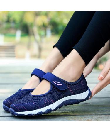 Neuropathy Shoes for Women - Easy On Extra Wide & Adjustable Diabetic Walking Shoes (Size 7.5 Grey - Buy Online on GoSupps.com