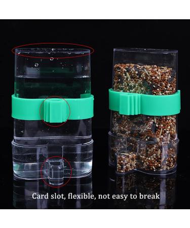 Water Feeders for Birds Liwein 4 Pack Bird Water Dispenser Automatic Bird Feeder Food Dispenser Pet Feeder Water Cup for Parrots Budgie Cockatiel - Buy Online on GoSupps.com