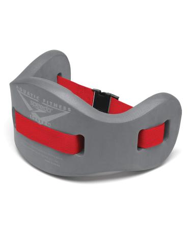 Speedo Unisex Swim Aqua Fitness Jogbelt Small/Medium Charcoal/Red