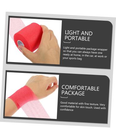 Buy Healeved Sports Skin Membrane Sticky Wrap - 4 Rolls Cohesive Athletic Tape for Headbands & Dressing Fixation - Buy Online on GoSupps.com