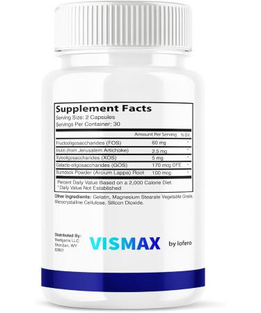 Vismax Capsules Vis Max Premium Eyes Supplement Health & Vision Support Pills Vitamin Formula Premium Natural Ingredients Advanced Strength for Healthy Eyesight Focus Visual Comfort (60 capsules) - Buy Online on GoSupps.com