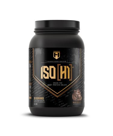HOSSTILE ISO H1 Grass Fed Whey Protein Isolate with Digestive Enzymes Whey Protein Powder for Muscle Gain & Muscle Recovery Post Workout Recovery Drink Milk Chocolate 30 Servings Milk Chocolate 2.31 Pound (Pack of 1)