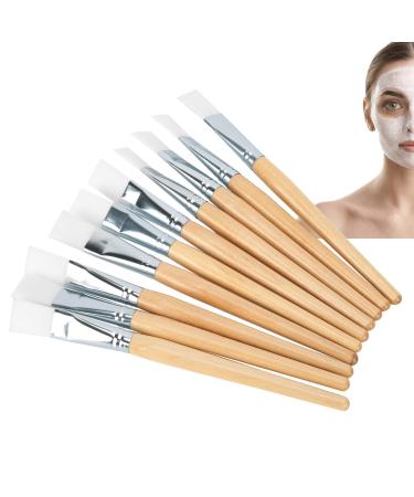 Face Mask Brush Facial Mask Brushes Face Mask Applicator Soft Hair Waterproof Mud Applicator DIY Skin Care Tool with Wooden Handle Suitable for Beauty Salons DIY Facial Masks at Home