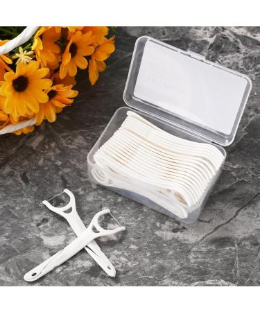 Thorough Cleaning Easy Reach Floss Picks - 120 Count for Back & Front Teeth | Travel Case Included - Ideal for Removing Food & Plaque - Buy Online on GoSupps.com