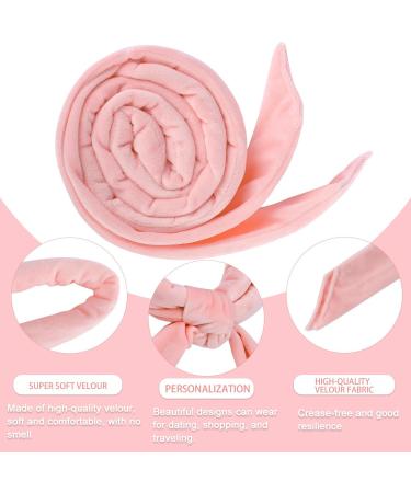 ADMORA Heatless Curlers Headband - Overnight Soft Curls Set for Long and Short Hair - Pink - Buy Online on GoSupps.com