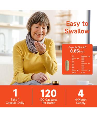 Luteolin Supplement 100mg, Flavonoids Supplements for Brain Health Support, Non-GMO, Gluten Free,Made in USA, 120 Vegan Capsules 120 Count (Pack of 1) - Buy Online on GoSupps.com