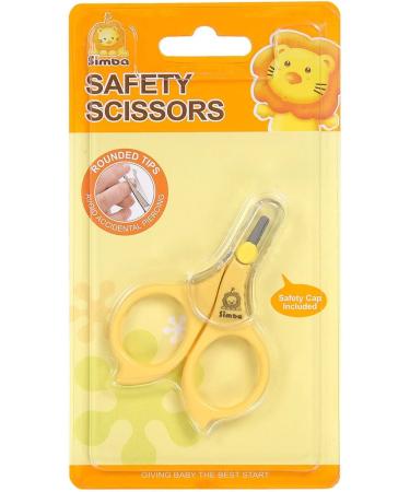 Simba Baby Safety Nail Scissors - Yellow | Trim Baby's Nails Safely - Buy Online on GoSupps.com