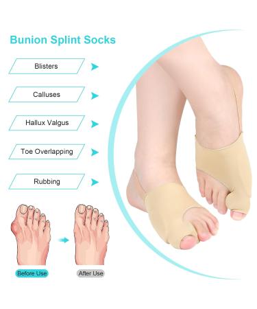 Okuyonic Toe Separator & Bunion Corrector | Hallux Valgus Splint for Pain Relief & Prevention | Elastic Material - Buy Online on GoSupps.com