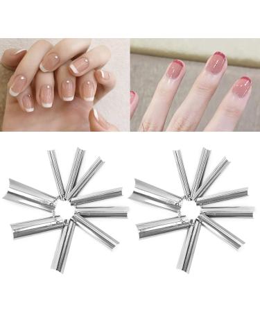 18 Pieces French Finger Tips Manicure 9 Sizes Single Tips Deep C Shape Cutter Tool Nail Edge Trimmer - Buy Online on GoSupps.com