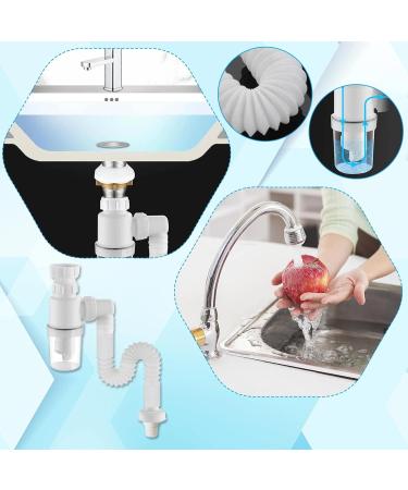 Universal Sink Drain Pipe Kit - Ceiling Duster & Siphon Bottle for Bathroom Sinks | Effective Cleaning Solution - Buy Online on GoSupps.com
