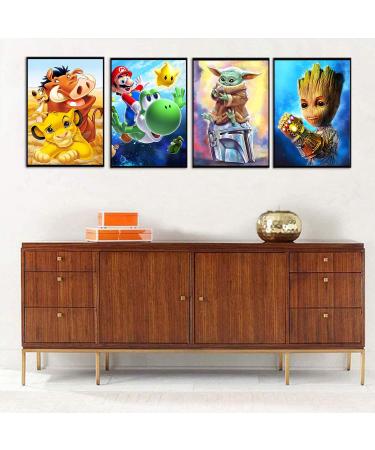 FFPTBNYX 12 Pack Diamond Painting Kits for Adults - 5D DIY Art with Round Full Drill Diamonds - Beginners Gem Paintings for Home Decor - 12X16 Inch - Buy Online on GoSupps.com