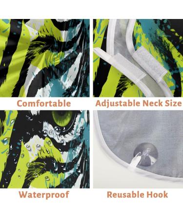 Animal Zebra Beard Bib Apron - Beard Hair Catcher for Men | Perfect Father's Day & Christmas Gift with 2 Suction Cups - Buy Online on GoSupps.com