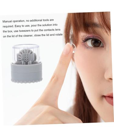 Healeeved 8 STK Portable Cleaning Set for Colored Contact Lenses - Travel-Friendly Contact Lens Holder & Mini Makeup Mirror - Buy Online on GoSupps.com