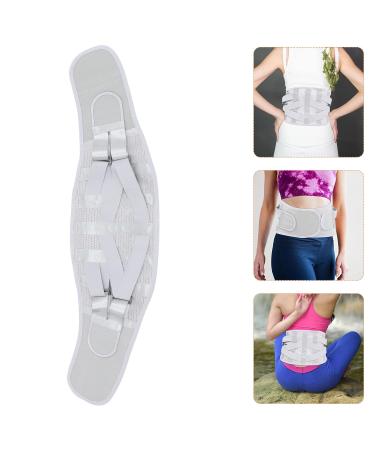 EXCEART Sports Men's Waist Support - Breathable Gym Binder & Back Brace - Air Mesh Pelvis Strap (115X23X1CM) - Silver - International Shipping Available - Buy Online on GoSupps.com