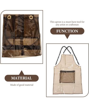 Beavorty Hair Stylist Apron Barber Cape Hair Cutting Cape TPU Hairstylist Bib For Painting Arts Craft Kitchen Cooking Aprons - Buy Online on GoSupps.com