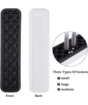 GORGECRAFT Silicone Desktop Organizers | Makeup Brush Holder & Cosmetic Storage Box | Stash & Store Painting Pens | Black - Buy Online on GoSupps.com