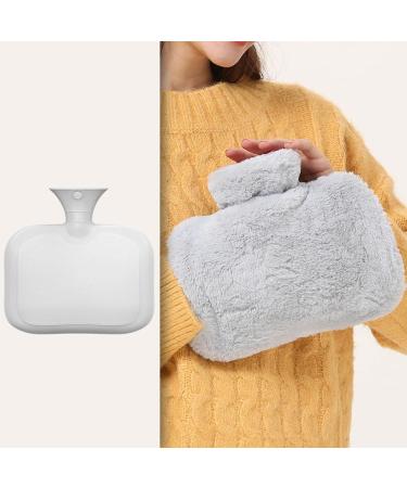 Heat Bottle with Soft Cover - 1500ml Hot Water Bag | Fleece Handbag for Cramps | Removable Bed Warmer - Kot-au - Buy Online on GoSupps.com