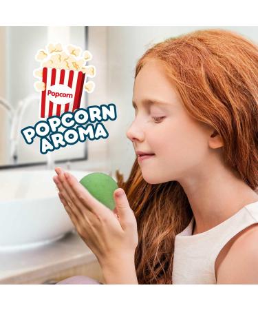 Inkee Surprise Football Bath Ball | Fun Children's Toy with Suction Cup Player | Popcorn Fragrance | 1 Pack Dermatologically Tested - Buy Online on GoSupps.com