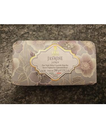Jasmine Fine Triple Milled Vegetable Soap Bar - 9.1 Oz - Premium Italian Soap for Luxurious Skin Care - Buy Online on GoSupps.com