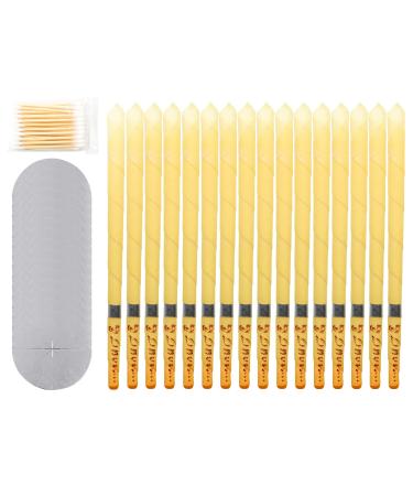 Beeswax Ear Candles Wax Removal 16Pack Ear Wax Removal Tool Remove Cleaner Ear Wax Personal Ear Care Wax Removal