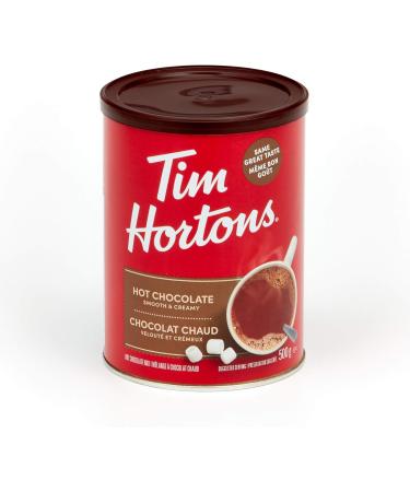 Tim Hortons Hot Chocolate Beverage Mix Original 500g Can & Boston Cream Granola Bars Peanut Free 5 Count Hot Chocolate + Granola Bars Original Hot Chocolate 500 g (Pack of 1) - Buy Online on GoSupps.com