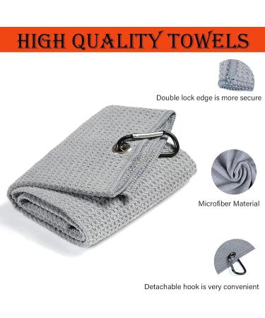 Golf Cleaning Kit - 16 in 1 Towel, Brush, Divot Repair Tool, Ball Alignment, Score Counter & More | Perfect Golf Gifts for Men or Women - Buy Online on GoSupps.com