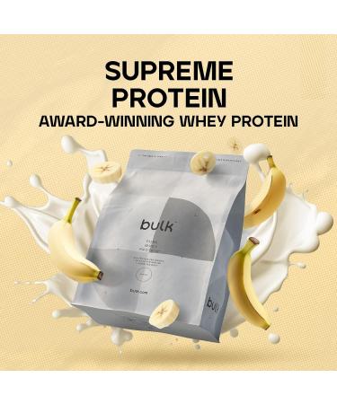 Bulk Pure Whey Protein Powder Shake Banana 500g - Packaging May Vary | Pack of 1 - Buy Online on GoSupps.com