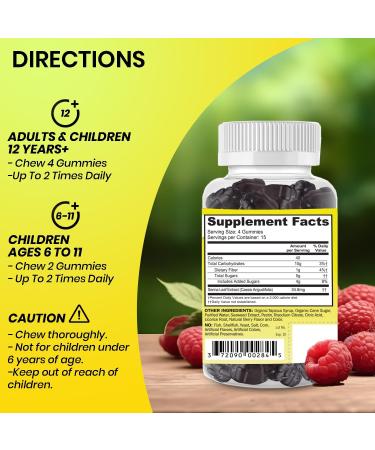 GenCare Laxative Support Gummies | Natural Senna Extract | Gentle Overnight Relief for Occasional Constipation | Non-GMO | 60 Gummies for Adults & Kids 6 - Buy Online on GoSupps.com